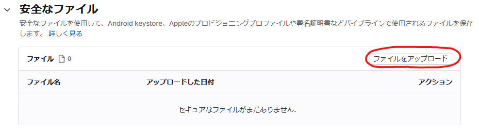 セキュアファイル